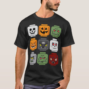 T-shirt Monstres de briques Halloween