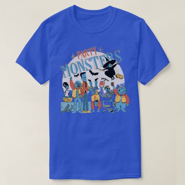 T-shirt Monstres de la fête (Design devant)