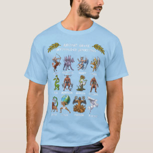 T-shirt Monstres de mythologie grecque antique