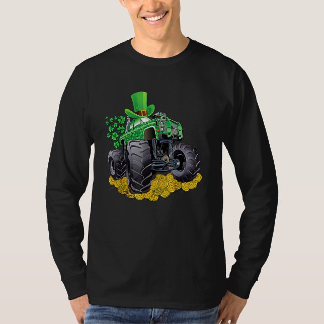 T-shirt Monstres lépreux Shamrock St Patrick Day B (Devant)