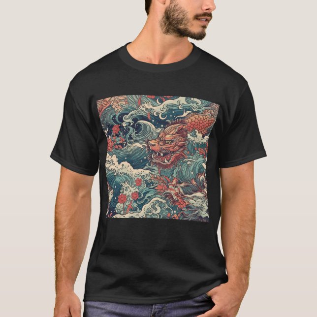 T-shirt Monstres marins (Devant)