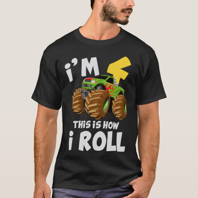 T-shirt Monstres Pick 4e Pithday Pick Birthday Funny (Devant)