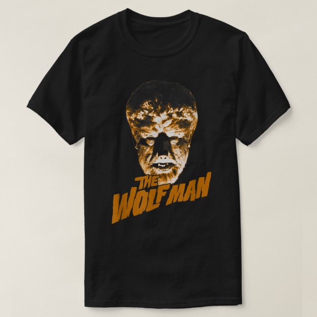 T-shirt Monstres universelles Le Wolf Homme Dark Portrait (Design devant)