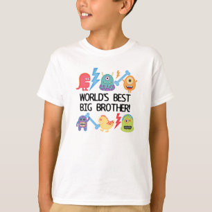 T-shirt Monstres World Meilleur Big Brother
