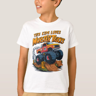 T-shirt Monstrous Truck Conquiert Dirt Pile