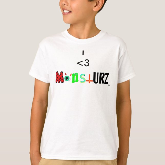 T-shirt monstURZ I <3 (Devant)