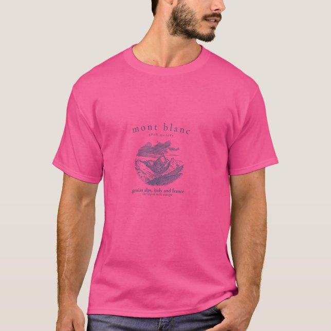 T-shirt Mont Blanc (Devant)