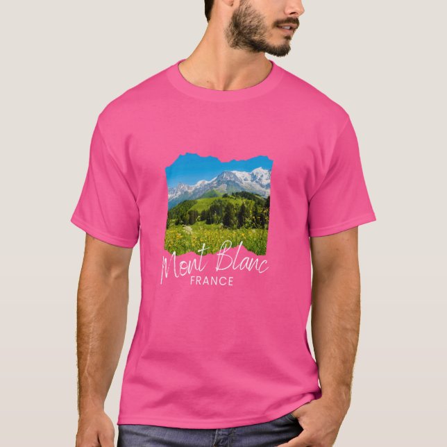 T-shirt Mont Blanc Souvenir Mont Blanc (Devant)