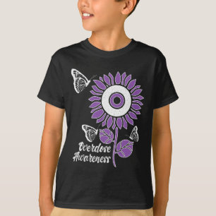 T-shirt Mont de sensibilisation à la surdose de papillon d