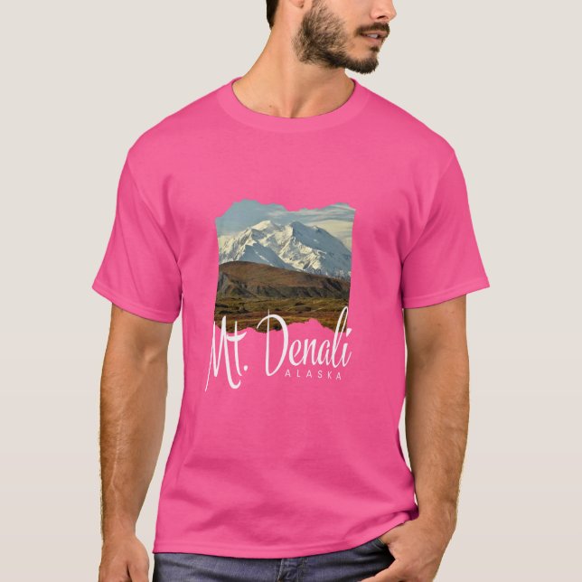 T-shirt Mont Denali Souvenir Mt. Denali (Devant)
