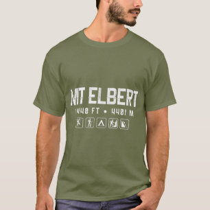 T-shirt Mont Elbert Colorado Mountain 14er