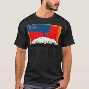 T-shirt Mont Etna Sicile