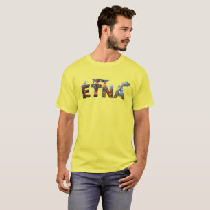 T-shirt Mont Etna Volcan Actif Italie Merveille Puissante
