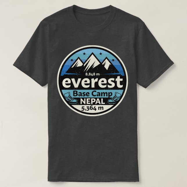 T-shirt Mont Everest Base Camp 4 (Design devant)