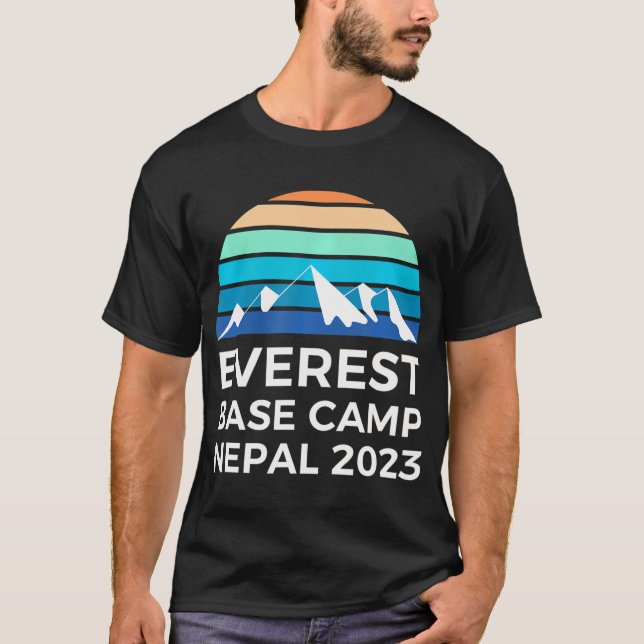 T-shirt Mont Everest Base Camp Trek 2023 Himalaya (Devant)