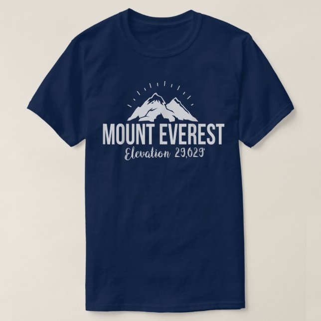 T-shirt Mont Everest Mt Everest (Design devant)