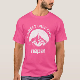 T-shirt Mont Everest Népal Himalaya Alpiniste Montagne