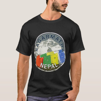 T-shirt Mont Everest Népal Sagarmatha Escalade Vintage