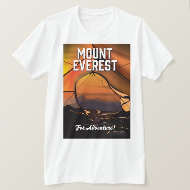 T-shirt Mont Everest Pour l'Aventure! (Design devant)