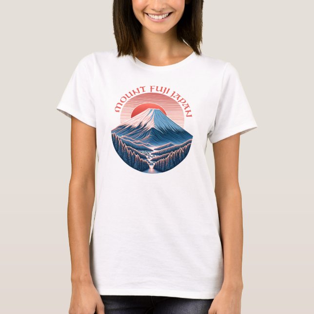T-shirt Mont Fuji Japon (Devant)