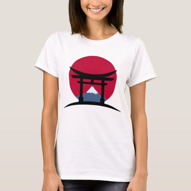 T-shirt Mont Fuji - Japon (Devant)