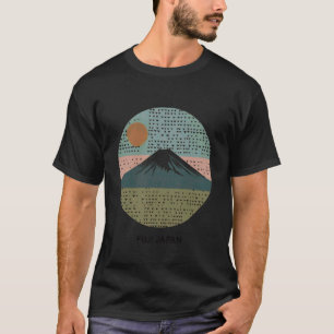T-shirt Mont Fuji Japon Mont Fuji Japon Moderne Élégant Mi