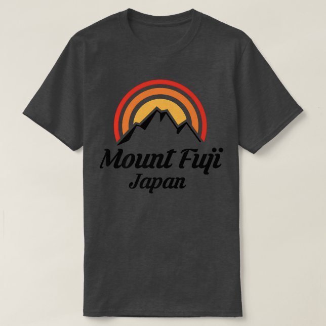 T-shirt Mont Fuji Japon Montagnes japonaises (Design devant)