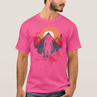 T-shirt Mont fuji japonais traditionnel Geisha Japon