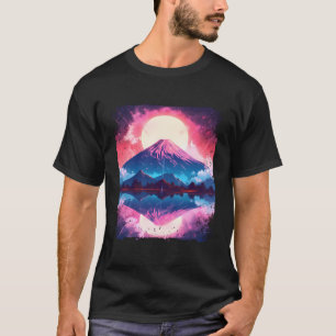 T-shirt Mont Fuji Vaporwave Esthétique Japon Souche japona