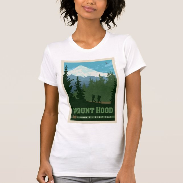 T-shirt Mont Hood | Oregon (Devant)