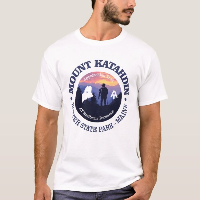 T-shirt Mont Katahdin (rd2) (Devant)