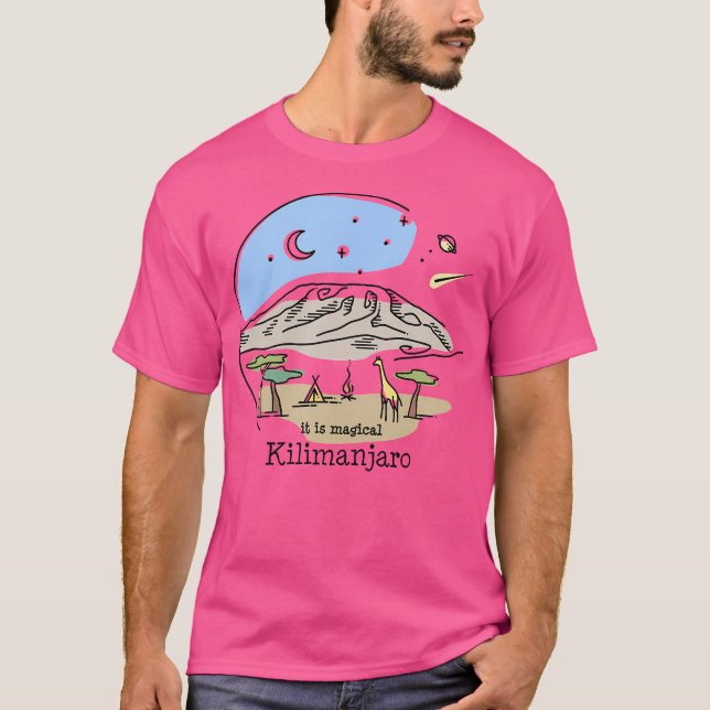 T-shirt Mont Kilimandjaro Finisseur Randonnée Afrique Trek (Devant)