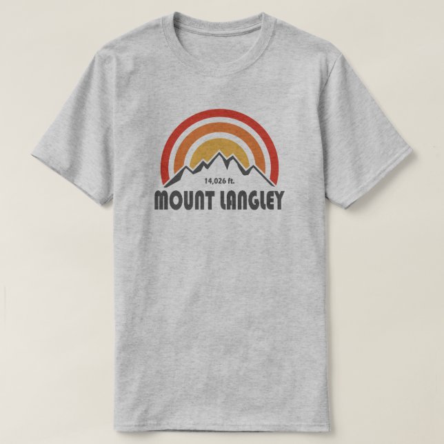 T-shirt Mont Langley Californie (Design devant)