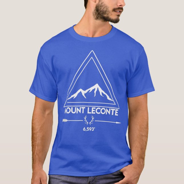 T-shirt Mont Le Conte Smoky Mountains Tennessee (Devant)