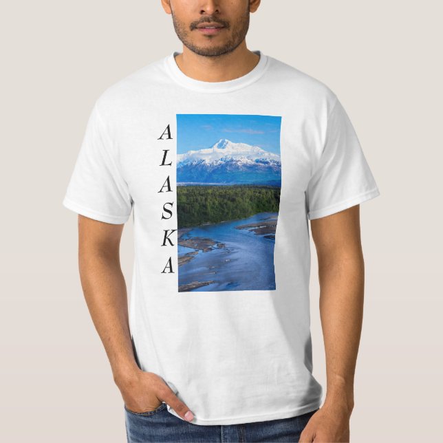 T-shirt Mont McKinley Alaska (Devant)