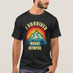 T-shirt Mont Olympus Randonnée Escalade montagneuse
