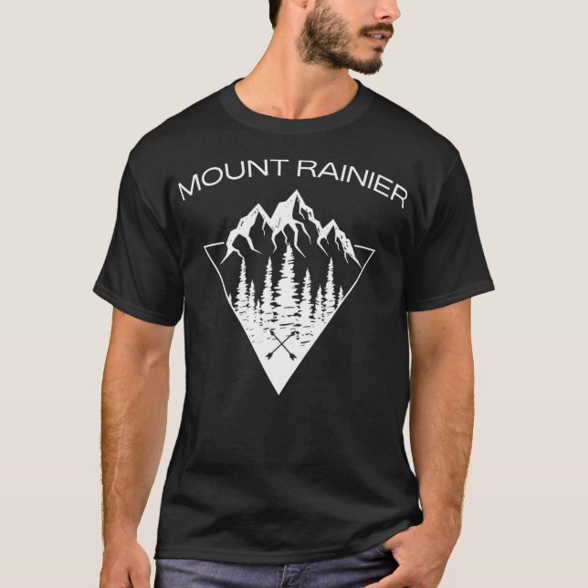 T-shirt Mont Rainier Chemt Mt Parc national Rainier Moun (Devant)