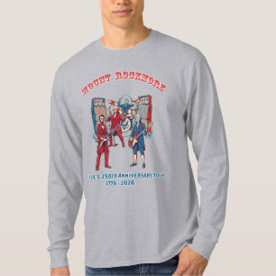 T-shirt Mont Rockmore 1776–2026 Amérique 250e anniversaire