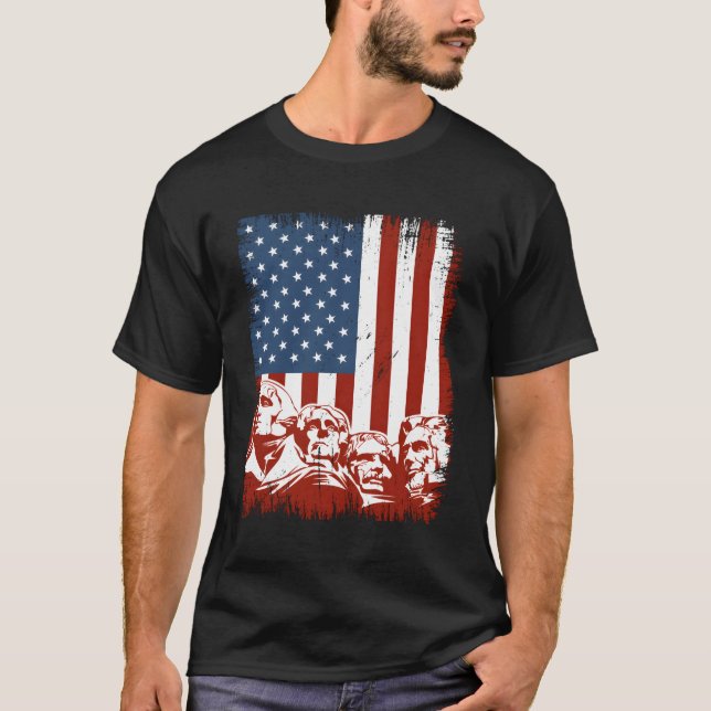 T-shirt Mont Rushmore (Devant)