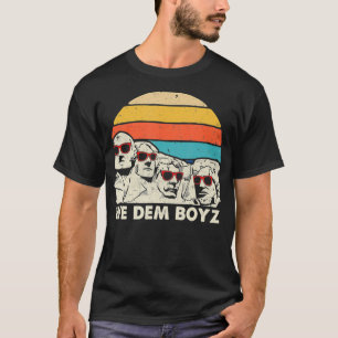 T-shirt Mont Rushmore Juillet Quatrième États-Unis Drapeau