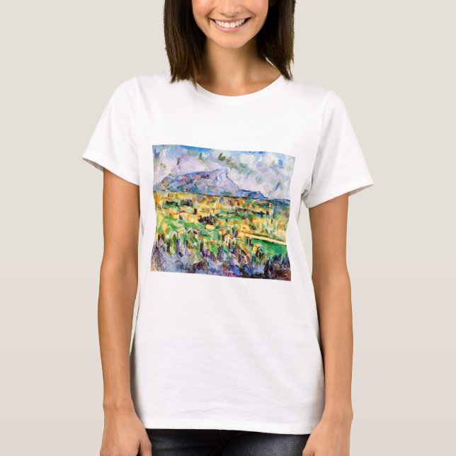 T-shirt Mont Sainte-Victoire, Paul Cezanne (Devant)