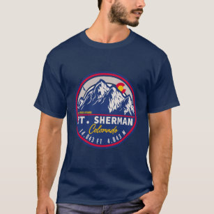 T-shirt Mont Sherman Colorado - 14ers quatorteener randonn