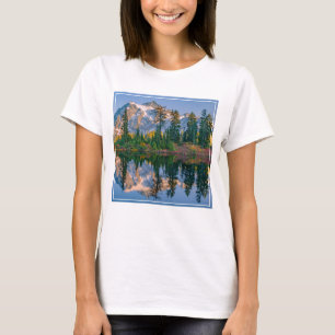 T-shirt Mont Shuksan reflété dans le lac Reflection