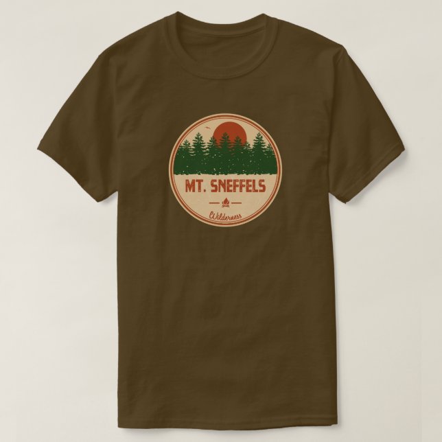 T-shirt Mont Sneffels Wilderness Colorado (Design devant)