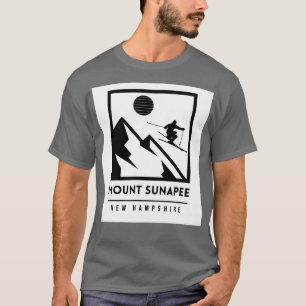 T-shirt Mont Sunapee ski New hampshire usa