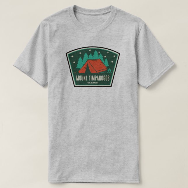 T-shirt Mont Timpanogos Wilderness Utah Camping (Design devant)