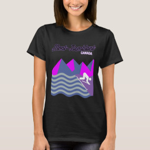 T-shirt Mont-tremblant Québec Canada Station de ski Snowbo