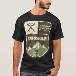 T-shirt Mont Tremblant Québec Canada Zip vintage