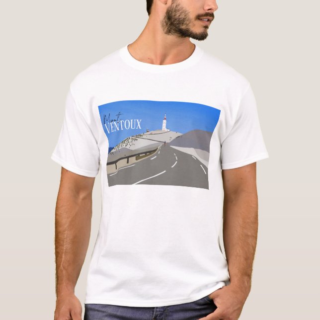 T-shirt Mont ventoux, Alpes françaises (Devant)