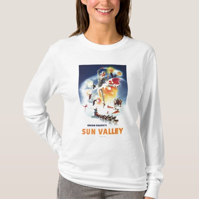 T-shirt Montage de Sonja Henje d'affiche de Sun Valley (Devant)
